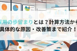 採用の歩留まりとは？計算方法から具体的な原因・改善策まで紹介！